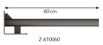 Mounting bracket for flat roof guardrailing Tobler AG