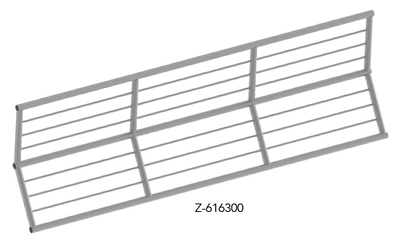 Safety railing for integral console bracket Tobler AG