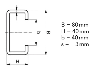 Steel C-profile Tobler AG