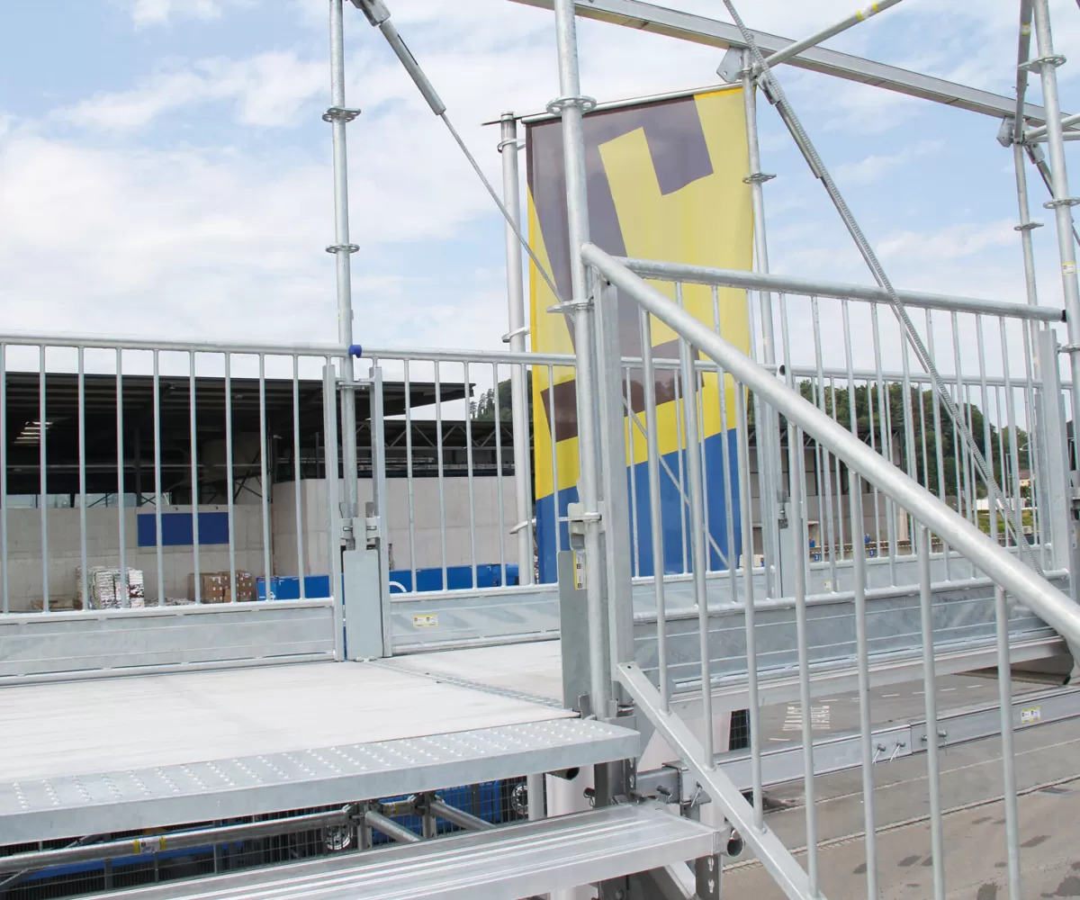 MATO Connect Road Bridge Scaffolding. Formwork. Tobler AG]