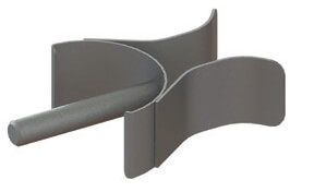 Clip for walkway canopy Tobler AG